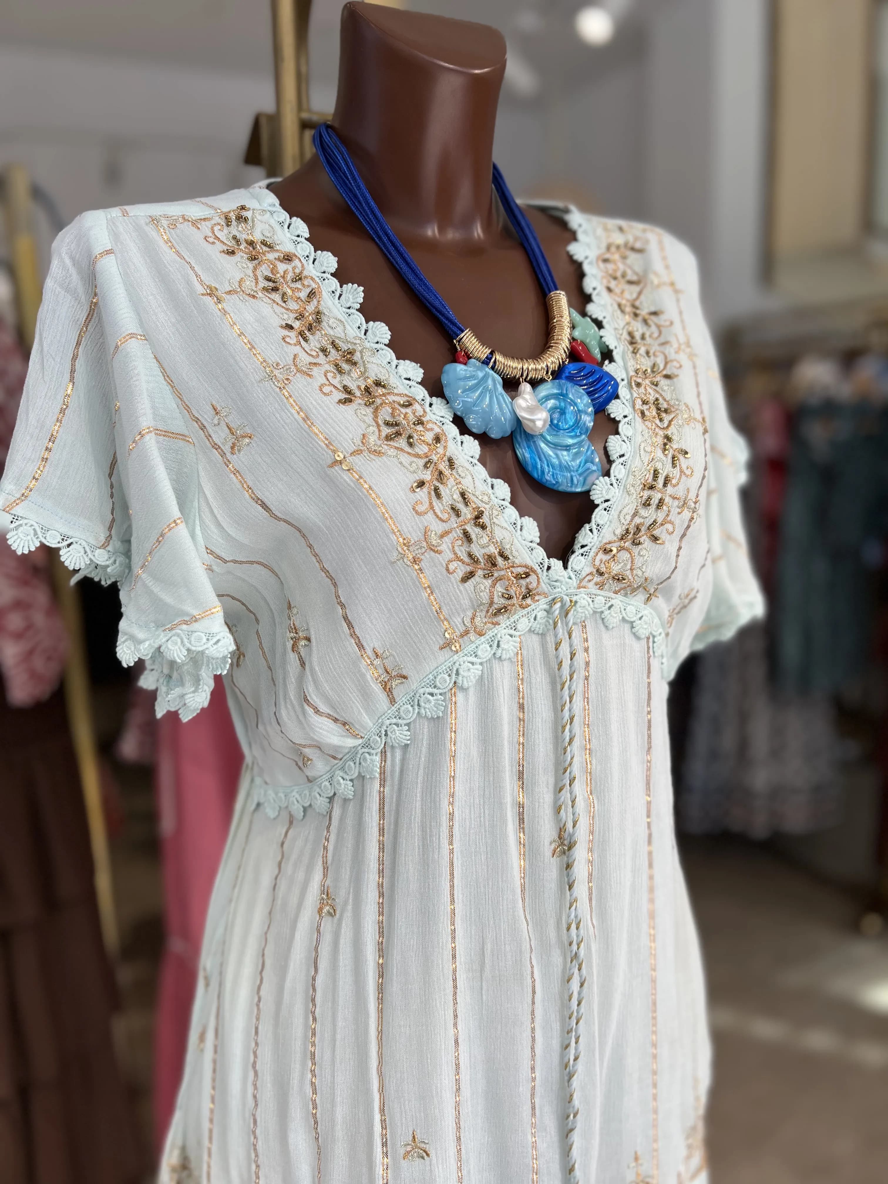Vestido Corto Unicolor